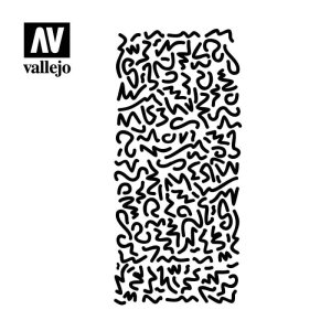 VALLEJO ST-CAM001 - 1:32 Luftwaffe WWII Shingles Camo stencil