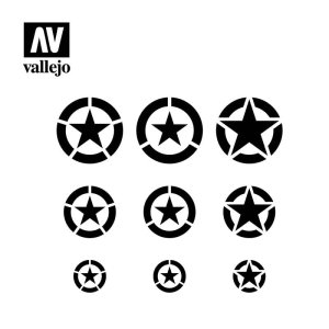 VALLEJO ST-AIR004 - 1:72 / 1:48 / 1:32 USAF Markings stencil