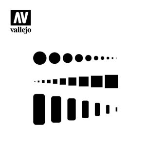 VALLEJO ST-AIR003 - 1:72 / 1:48 / 1:32 Access Trap Doors stencil