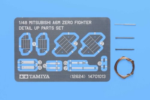 Go to product TAMIYA 12624 - 1:48 A6M Zero Detail Up Parts Set