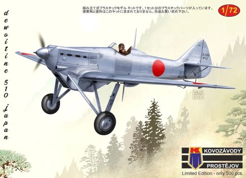 Go to product KOVOZAVODY 0186 - 1:72 Dewoitine D.510 - Japan