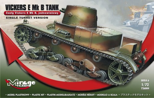Go to product MIRAGE 726004 - 1:72 Vickers E Mk B