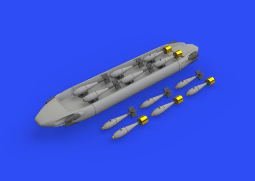 Go to product EDUARD 648566 - 1:48 SUU-20 dispenser w/ BDU-33 & Mk.76 bombs