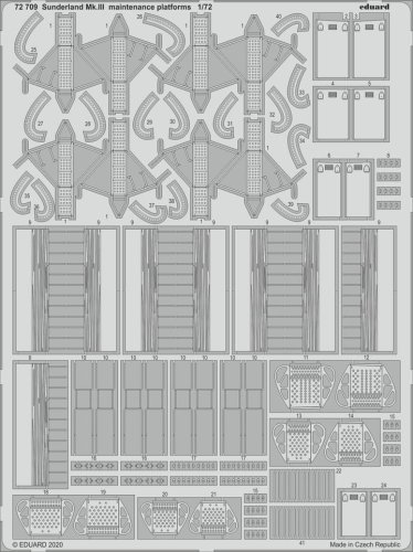Go to product EDUARD 72709 - 1:72 Sunderland Mk.III maintenance platforms