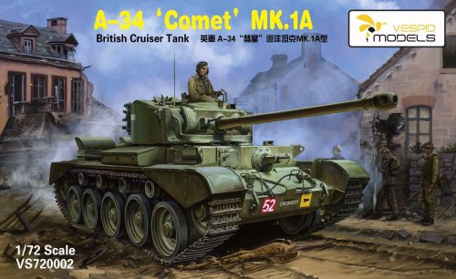 Go to product VESPID MODELS VS720002 - 1:72 A-34 Comet MK.1A