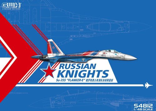Go to product GREAT WALL HOBBY S4812 - 1:48 Su-35S Russian Knights