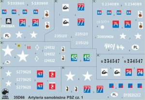 TORO MODEL 35D66 - 1:35  Self-propelled artillery vehicles in Polish service 1943-1946