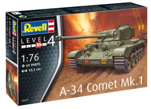Go to product REVELL 03317 - 1:76 A-34 Comet Mk.1