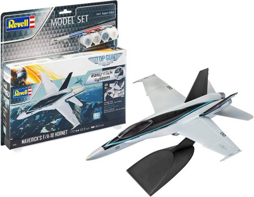 Go to product REVELL 64965 - 1:72 F/A-18 Hornet Top Gun Maverick Easy Click