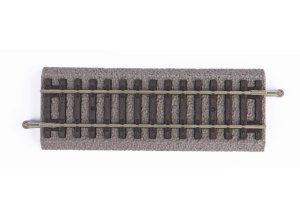 PIKO 55403 H0 - Straight track G115 with roadbed.