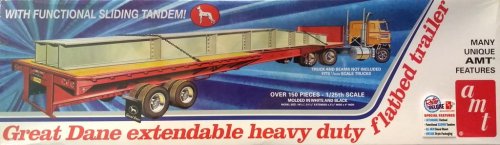 Go to product AMT 1111 - 1:25 Great Dane Extendable Flatbed Trailer