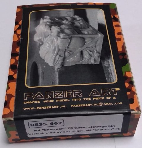 Go to product PANZERART RE35-662 - 1:35 Turret stowage bin for M4 Sherman 75