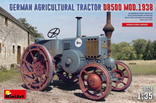 Go to product MINIART 38024 - 1:35 German Agricultural Tractor D8500 Mod. 1938