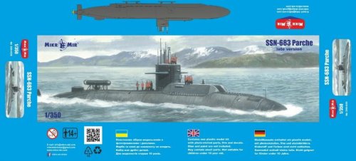 Go to product MIKROMIR 350039 - 1:350 SSN-683 Parche (late version)