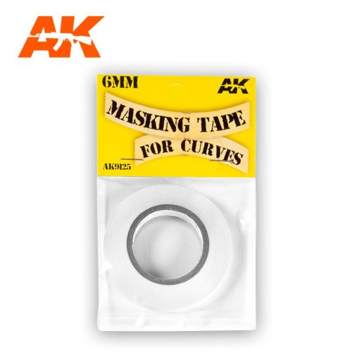 Go to product AK INTERACTIVE 9125 - Elastic masking tape, width: 6 mm