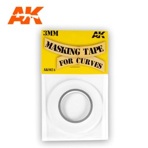 AK INTERACTIVE 9124 - Elastic masking tape, width: 3 mm