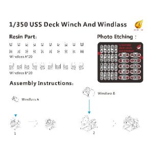 VERY FIRE USS01 - 1:350 USS Windlass(2 types, 30 sets)