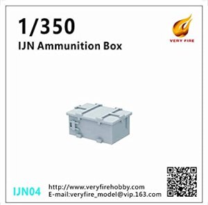 VERY FIRE IJN04 - 1:350 IJN Resin Ammunition Box(30 sets)