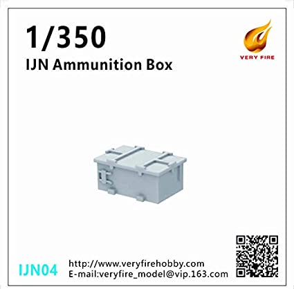 Go to product VERY FIRE IJN04 - 1:350 IJN Resin Ammunition Box(30 sets)