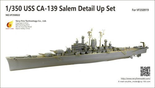 Go to product VERY FIRE VF350022 - 1:350 USS Salem CA-139 Detail Up Set