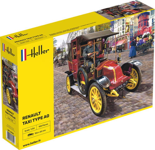 Go to product HELLER 30705 - 1:24 Renault Taxi Type AG