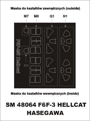 Go to product MONTEX SM48064 - 1:48 F6F-3 Hellcat