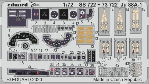 Go to product EDUARD SS722 - 1:72 Ju 88A-1