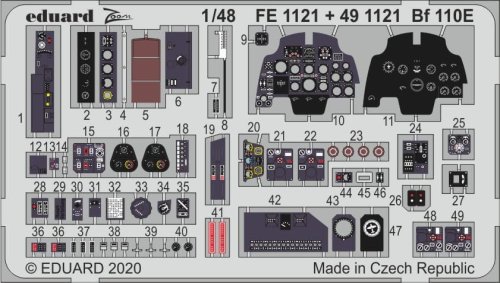 Go to product EDUARD FE1121 - 1:48 Bf 110E