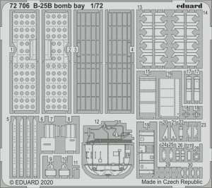Eduard 72706 - 1:72 B-25B bomb bay
