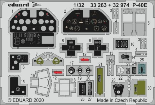 Go to product EDUARD 33263 - 1:32 P-40E