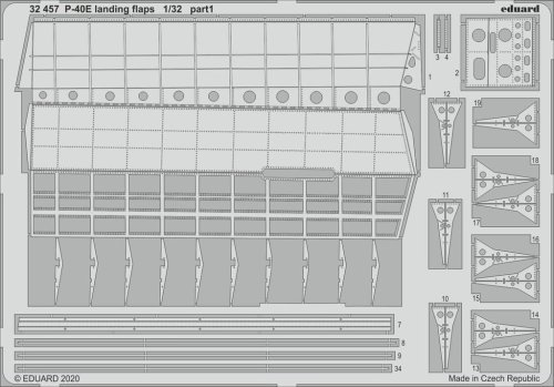 Go to product EDUARD 32457 - 1:32 P-40E landing flaps