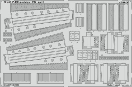 Go to product EDUARD 32456 - 1:32 P-40E gun bays
