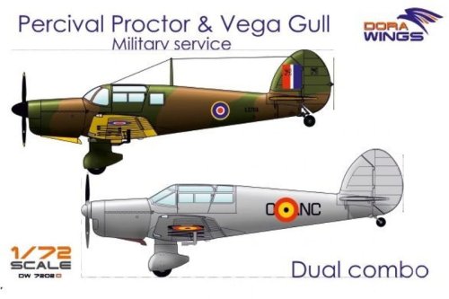 Go to product DORA WINGS 7202D - 1:72 Percival Proctor & Vega Gull (2in1)