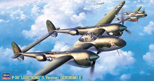 Go to product HASEGAWA JT02 09102 - 1:48 P-38L Lightning Geronimo II