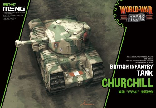 Go to product MENG MODEL WWT015 - World War Toons Churchill British Infantry Tank