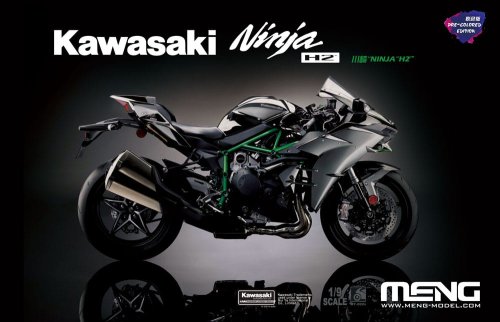 Go to product MENG MODEL MT002S - 1:9 Kawasaki Ninja H2 - Pre-colored Edition