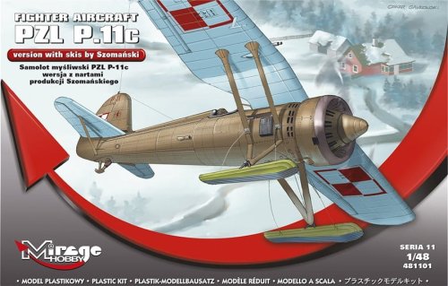 Go to product MIRAGE 481101 - 1:48 PZL P-11c with skis