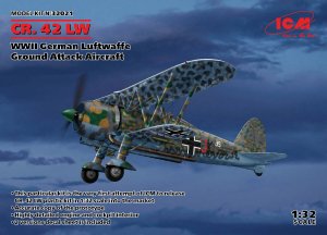 ICM 32021 - 1:32 Fiat CR.42 LW WWII German Luftwaffe Ground Attack Aircraft