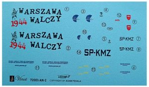 BIGMODEL VINCI 72001 - 1:72 An-2 Warszawa Walczy