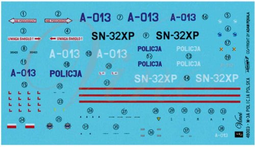 Go to product BIGMODEL VINCI 48003 - 1:48 W3W Sokół Policja