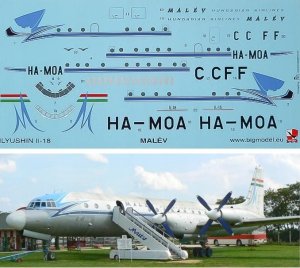 BIGMODEL VINCI 144102 - 1:144 IL-18 Malev