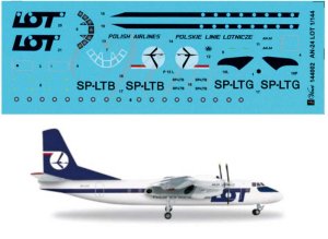 BIGMODEL VINCI 144002 - 1:144 An-24 Lot