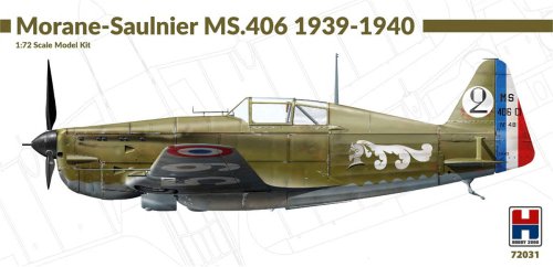 Go to product HOBBY 2000 72031 - 1:72 Morane-Saulnier MS.406 1939-40