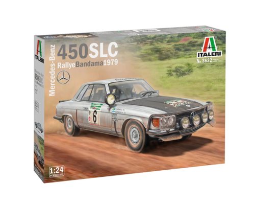 Go to product ITALERI 3632 - 1:24 Mercedes-Benz 450SLC Rallye Bandama 1979