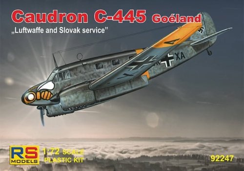 Go to product RS MODELS 92247 - 1:72 Caudron C-445 Goeland - Luftwaffe and Slovak service