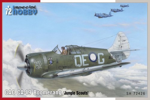 Go to product SPECIAL HOBBY 72426 - 1:72 CAC CA-19 Boomerang - Jungle Scouts