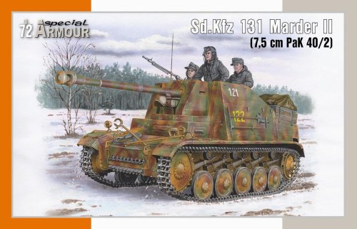 Go to product SPECIAL HOBBY A72020 - 1:72 Sd.Kfz 131 Marder II (7,5 cm PaK 40/2)