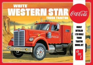 AMT 1160 - 1:25 Coca-Cola White Western Star Truck Tractor