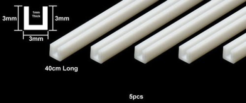 Go to product TAMIYA 70202 - Plastic Beams 3mm U, 5pcs