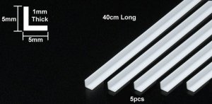 TAMIYA 70200 - Plastic Beams 5mm L, 5pcs